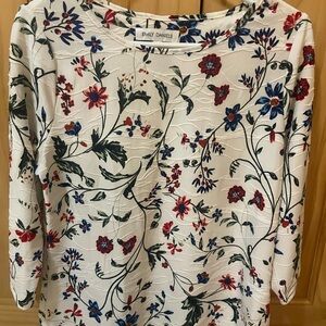 Floral Print Women's Top - Small